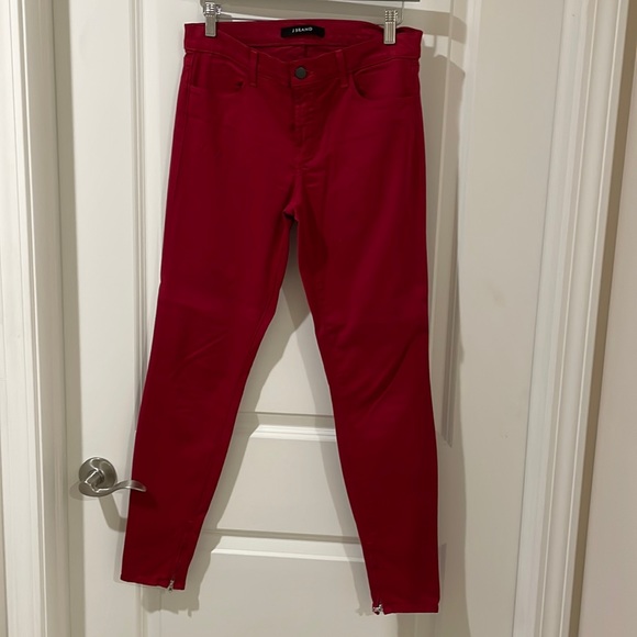 Jbrand ankle crop pants red size 27 - Picture 1 of 7